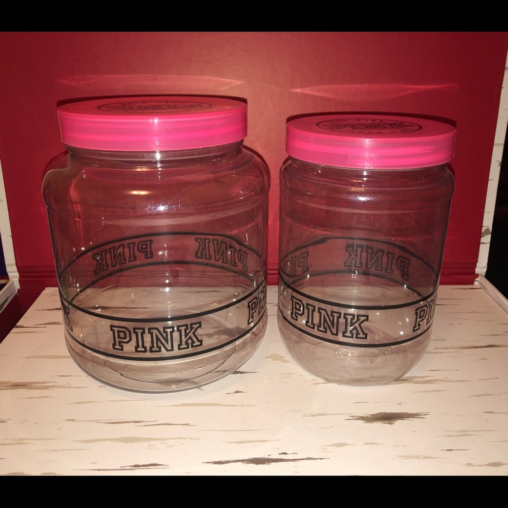 🚨SOLD Rare Victoria’s Secret Pink display jars 2
